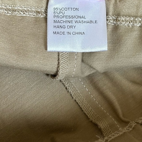 Ann Mashburn Tan Brown Womens Stretch Band Pull on Trouser Sz 6 - Picture 11 of 11